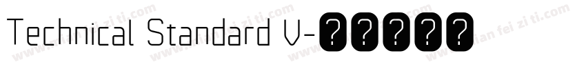 Technical Standard V字体转换